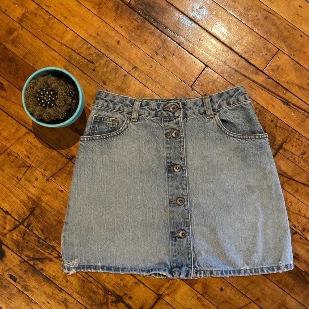Perfectly Worn In Vintage Gap Denim Skirt